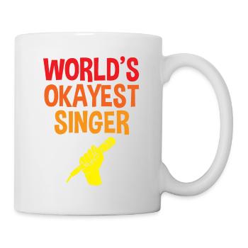 World’s Okest Singer 4 - Mug blanc - blanc - Droite
