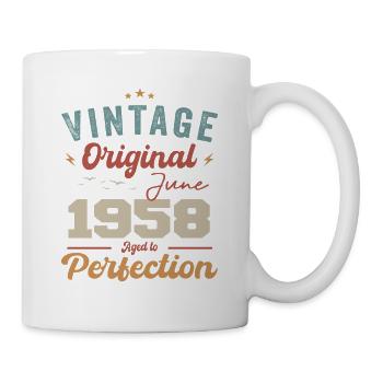 June 1958 Aged to Perfection June 1958 vintage - Tasse - Weiß - Rechts