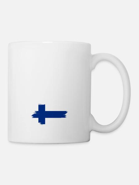Je Peux Pas J'me Barre Au Finlande - Mug blanc - blanc