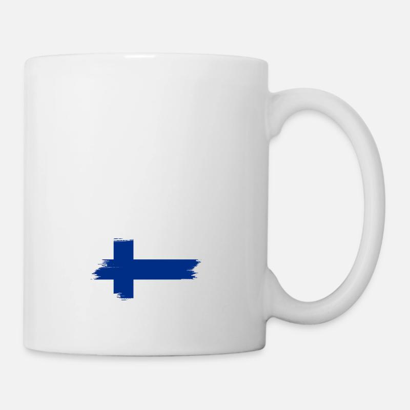 Je Peux Pas J'me Barre Au Finlande - Mug blanc - blanc