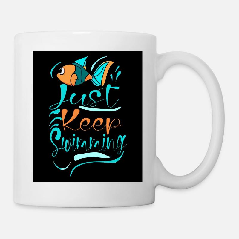 LES BALEINES CONTINUENT DE NAGER - Mug blanc - blanc