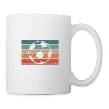 Rétro Il n’y a pas de pleurs dans le football - Mug blanc - blanc - Droite