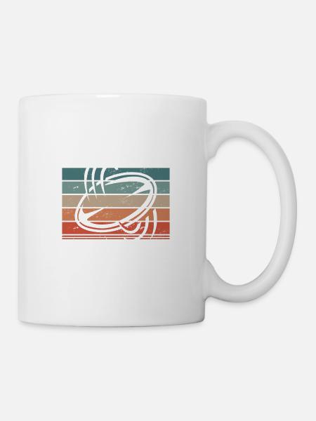 Retro Im Rugby gibt es kein Weinen - Tasse - Weiß