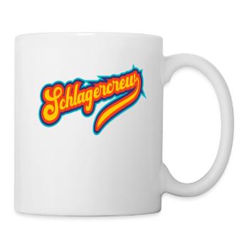 Schlagercrew Schlagermusik Schlager Schlagerparty - Tasse - Weiß - Rechts
