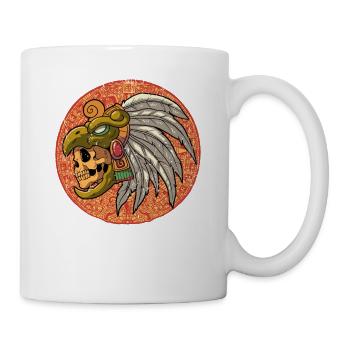 Mexican Aztec warrior Aztecs - Mug - white - Right