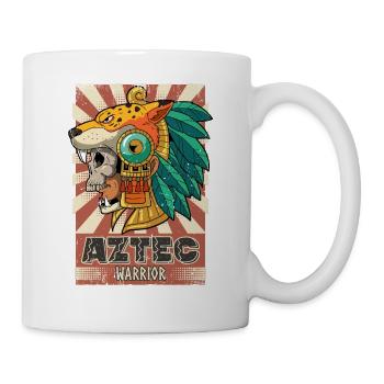 Mexican Aztec warrior Aztecs - Mug - white - Right