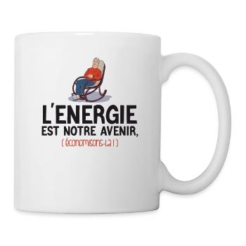 Cadeau Retraite - Énergie Et Avenir Durable - Mug blanc - blanc - Droite