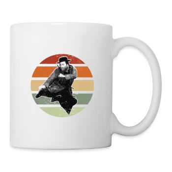 Jitsu juif drôle rabbin juif arts martiaux BJJ Jiu - Mug blanc - blanc - Droite