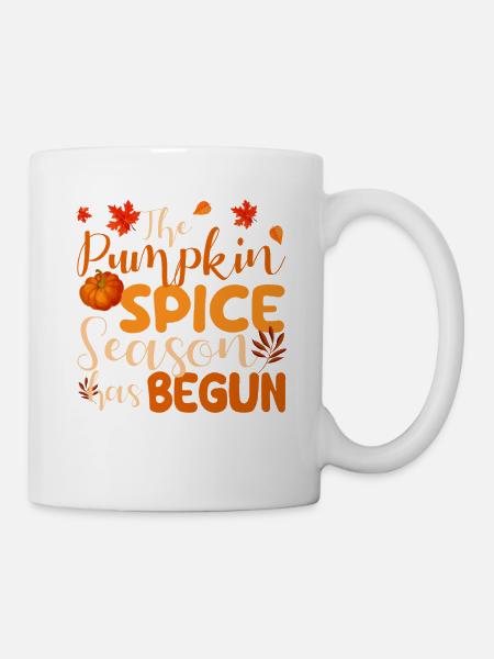 La saison des épices à la citrouille a commencé Mignon - Mug blanc - blanc