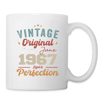 Juin 1967 Vieilli à la perfection Millésime juin 1967 - Mug blanc - blanc - Droite