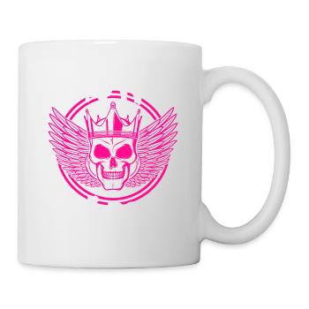 Biker Rocker, Heavy Rock, Punk, Hard Girl Metal - Tasse - Weiß - Rechts