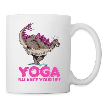 Yogi Yogini Gesundheits Meditation Outfits Girls - Tasse - Weiß - Rechts