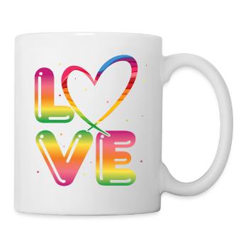 80s Retro CostumeTheme Party Costume 90s Party - Mug - white - Right