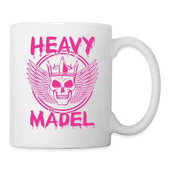 Biker Rocker, Heavy Rock, Punk, Hard Girl Metal - Tasse - Weiß - Rechts