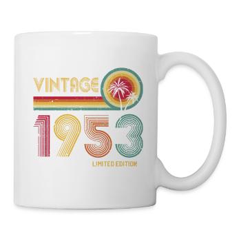 Célébrons 70 ans de génial depuis 1953 - Mug blanc - blanc - Droite