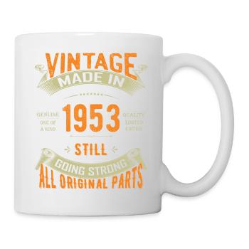 Celebrating 70 Years of Awesome Since 1953 - Mug - white - Right