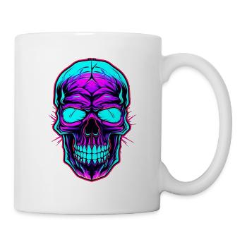 Gothic Skull Fashion: Entfessle deine dunkle Seite mit - Tasse - Weiß - Rechts