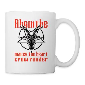 Satan Beelzebub Teufel Gothic Pentagram Mystisch - Tasse - Weiß - Rechts