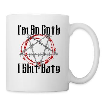 Satan Belzébuth Diable Gothique Pentagramme Mystique - Mug blanc - blanc - Droite