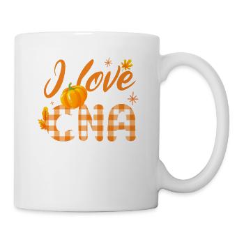 J’adore être un Cna Pumpkin Autumn - Mug blanc - blanc - Droite