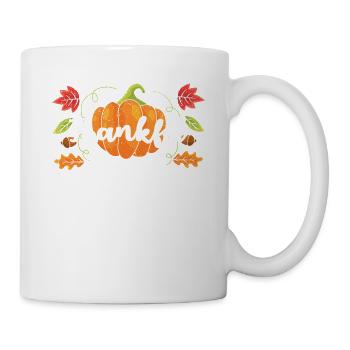Thankful Happpy Thanksgiving Day Herbst Herbst - Tasse - Weiß - Rechts