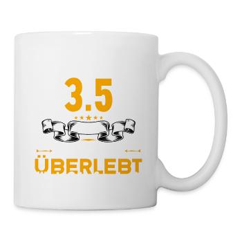 Geselle Gesellenprüfung bestanden Gesellen - Tasse - Weiß - Rechts