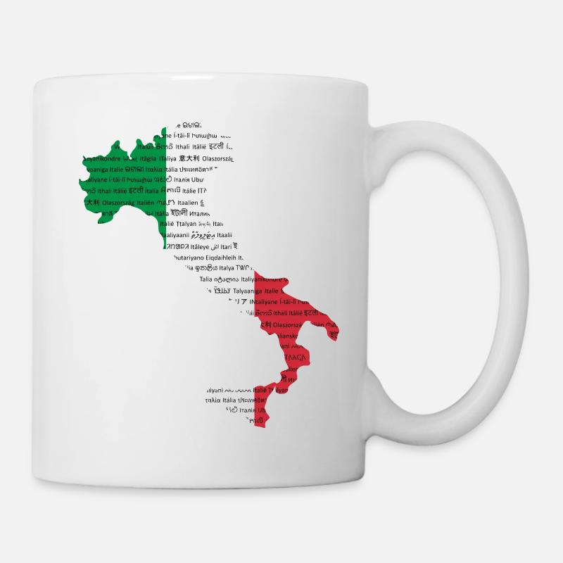 Italy many languages - Mug - white