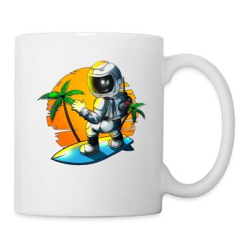 Holidays: South Seas, Children, Surfers, Astronauts, Astronauts - Mug - white - Right