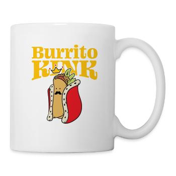 Burrito-König - Tasse - Weiß - Rechts