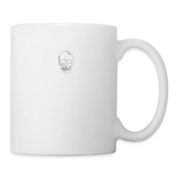 Memento Mori, tout ce qui est terrestre est transitoire - Mug blanc - blanc - Droite