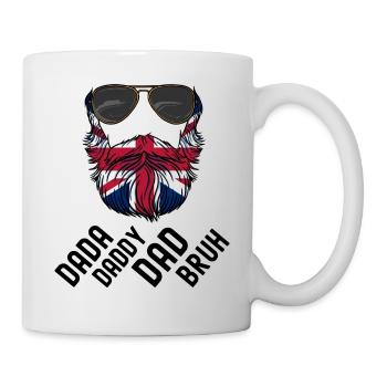Barbe Papa Bruh Fête des Pères Patriotic United - Mug blanc - blanc - Droite