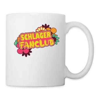 Schlager Fanclub Schlagermusik Schlagerparty - Tasse - Weiß - Rechts