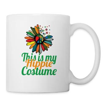 Hippie Peace Sign Peace Flowers Flower Child - Mug blanc - blanc - Droite