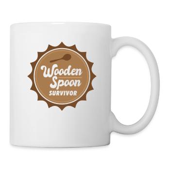 Proud Italian Wooden Spoon Survivor I Survived - Tasse - Weiß - Rechts