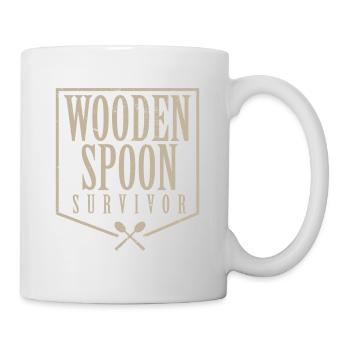 Funny Wooden Spoon Survivor Meme Proud Italian - Tasse - Weiß - Rechts