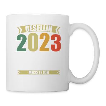 L’examen de compagnon compagnon a réussi le titre de compagnon - Mug blanc - blanc - Droite