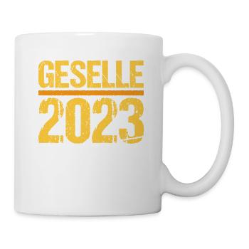 Geselle Gesellenprüfung bestanden Gesellen - Tasse - Weiß - Rechts