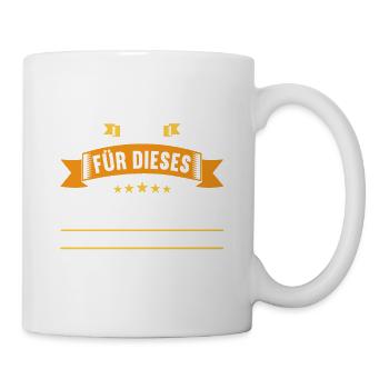 Geselle Gesellenprüfung bestanden Gesellen - Tasse - Weiß - Rechts