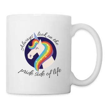 Regardez du côté PRIDE de la vie LGBTQI+ - Mug blanc - blanc - Droite