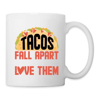 C’est correct de s’effondrer, les tacos s’effondrent 2 - Mug blanc - blanc - Droite