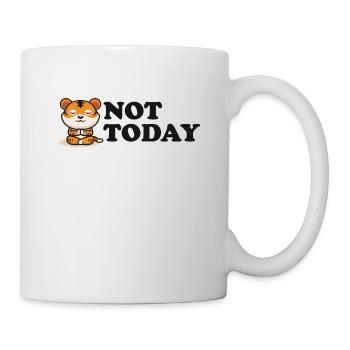 Pas aujourd’hui Wildcat Big Cat King Tiger - Mug blanc - blanc - Droite