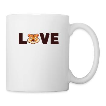 Tiger Love Big Cat King Tiger Wildcat - Mug - white - Right