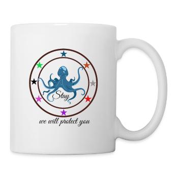 K-pop 5-star - Mug blanc - blanc - Droite