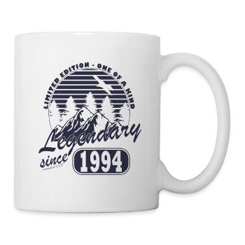 Legende seit 1994 29 Jahre alte Geschenke Retro 29 - Tasse - Weiß - Rechts