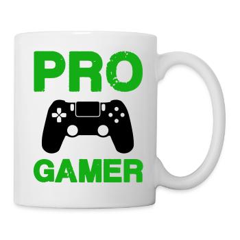 pro gamer - Tasse - Weiß - Rechts