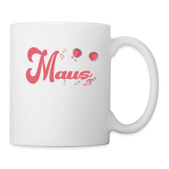 Schlager Maus Schlagermusik Schlagerparty - Tasse - Weiß - Rechts