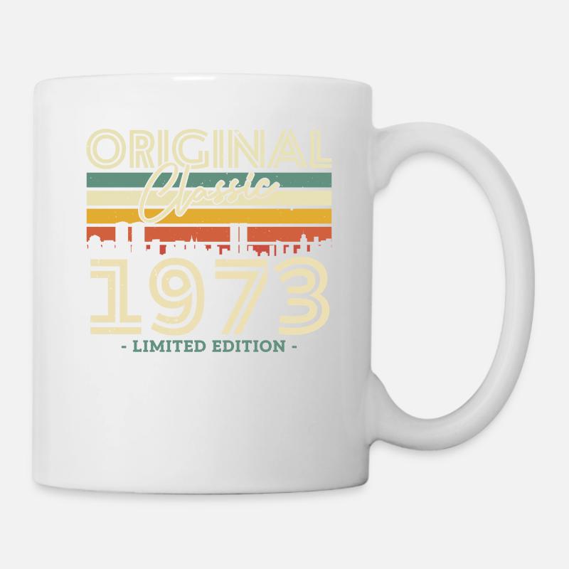 Vintage Jubiläum 1973 Limitierte Auflage - Tasse - Weiß