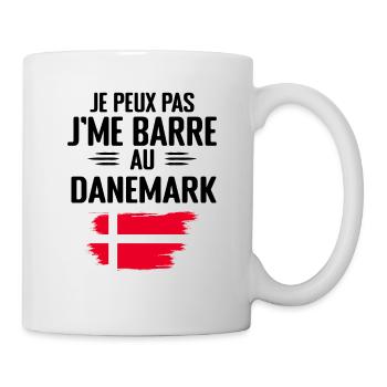 Je Peux Pas J'me Barre Au Danemark - Mug blanc - blanc - Droite