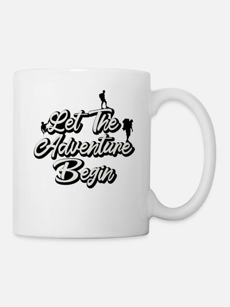 L'aventure attend - Mug blanc - blanc