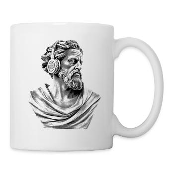 Divine Soundtrack: Zeus' Design for Music Fans - Mug - white - Right